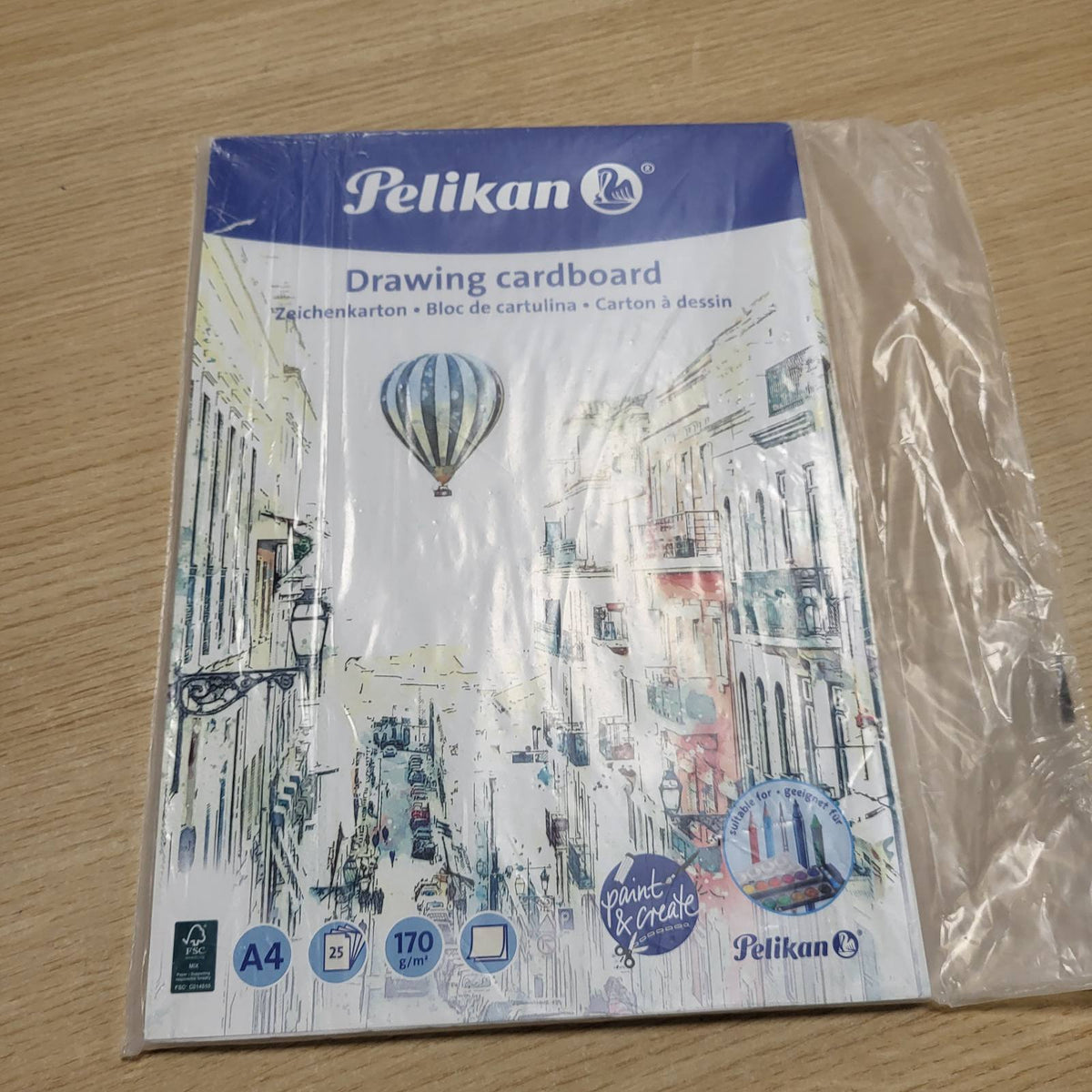 305626 - PELIKAN 236805 Letër vizatimi A4, 25 fletë, 1 copë C4/25