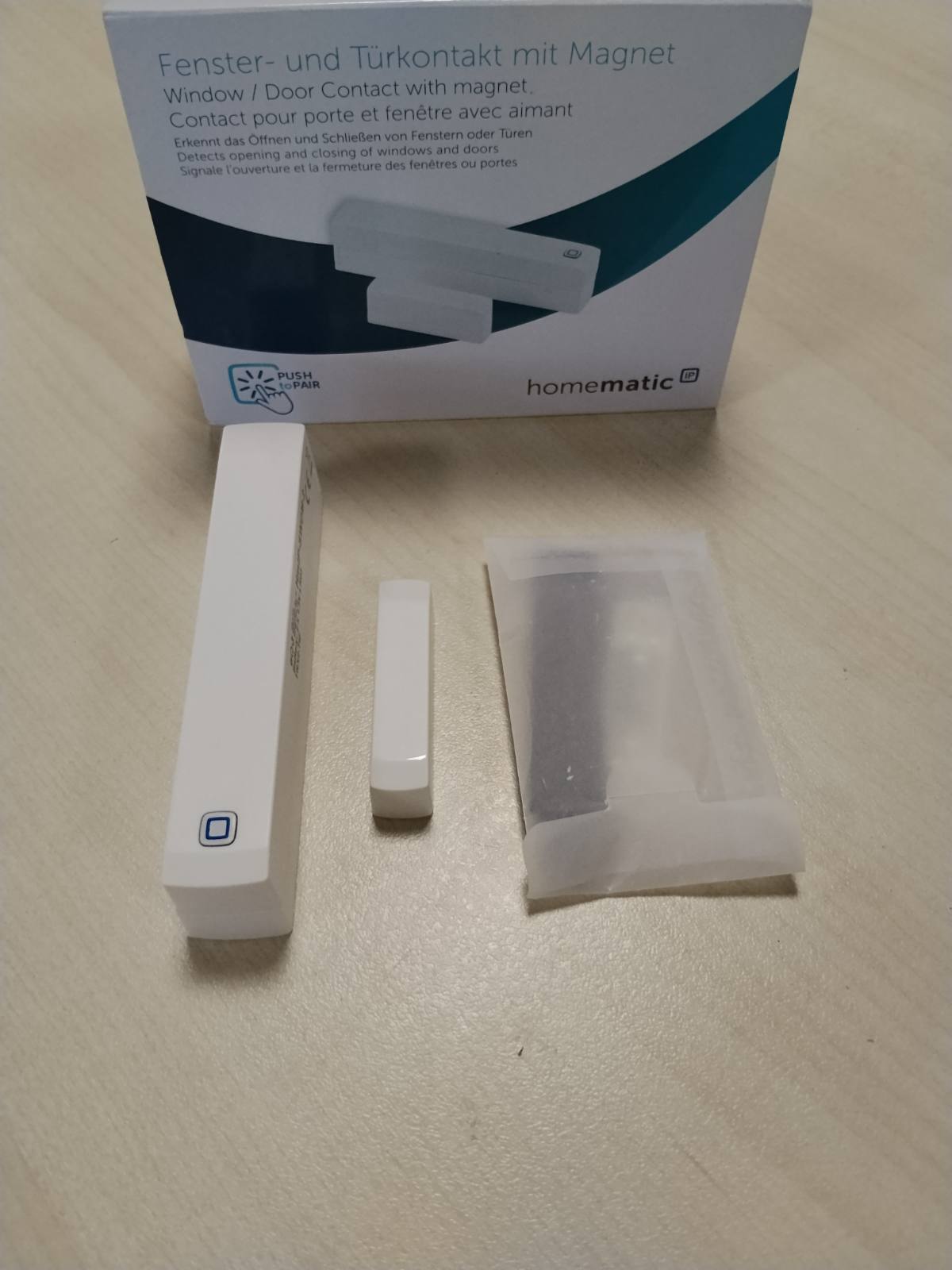 288667 - HOMEMATIC IP Kontakt për dritare dhe derë me magnet, sensor dixhital për ngrohje efikase, monitorim dritaresh përmes aplikacionit, kursim energjie, përputhje me Alexa dhe Asistent Google, 151363A0