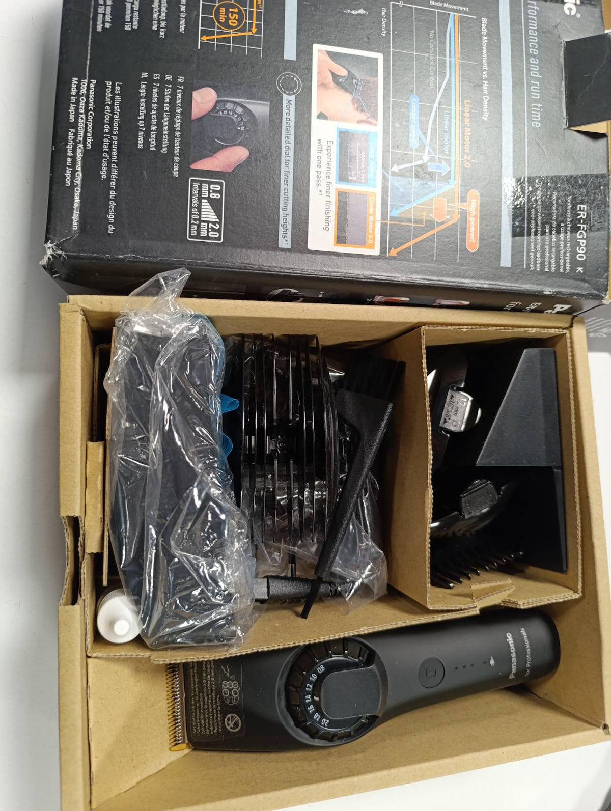 297845 - PANASONIC Makinë prerëse flokësh ER-DGP90 Profesionale me kabllo/pa kabllo