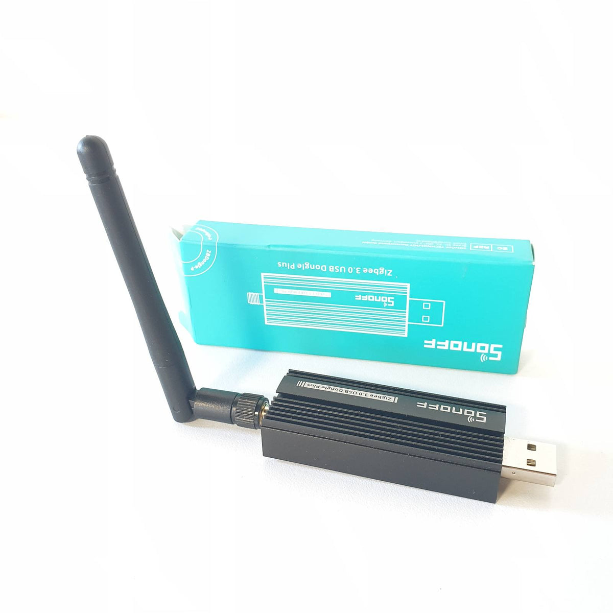 313606 - SONOFF Zigbee 3.0 USB Dongle Plus, Zigbee Gateway TI CC2652P + CP2102N USB Stick, Qendër Zigbee për ZHA në Asistentin e Shtëpisë ose Zigbee2MQTT, Open HAB