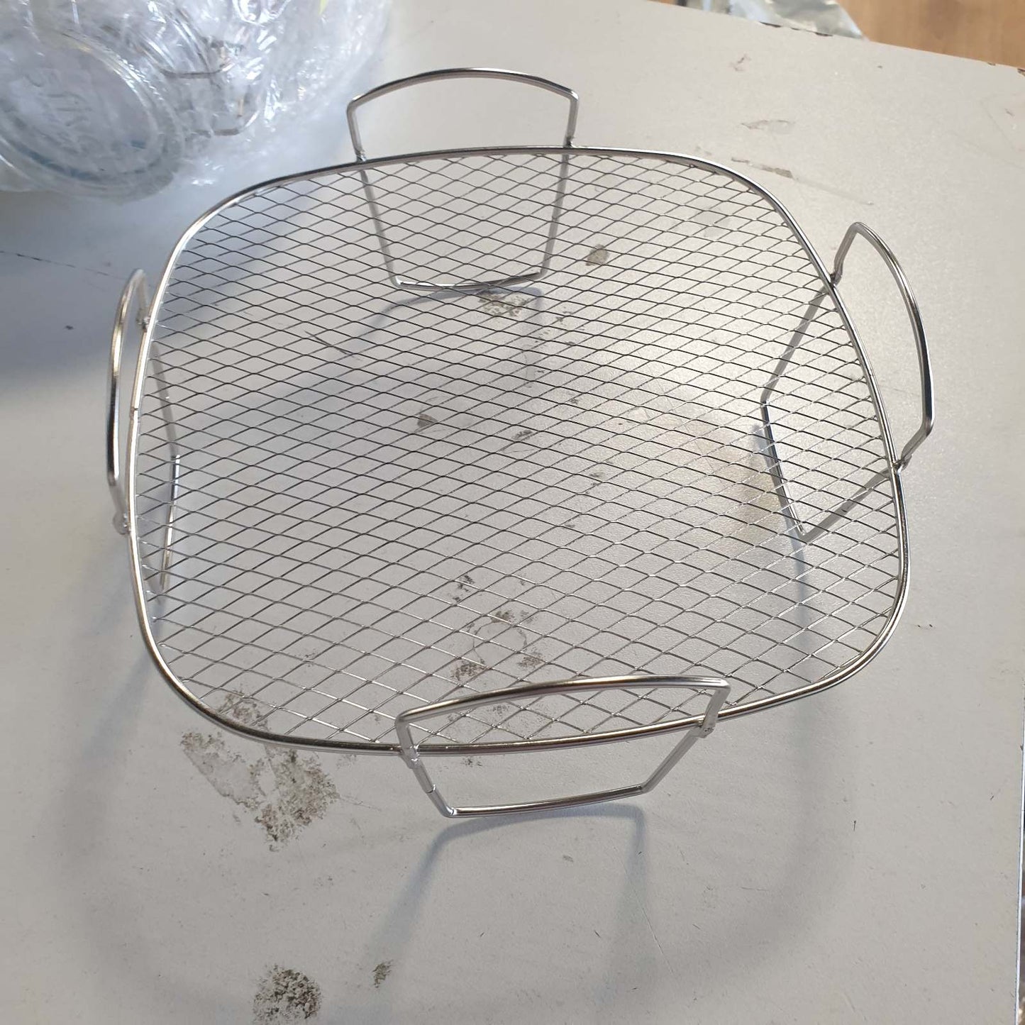 288458 - LPZMPZ Rafti i skarës për skuqëse me ajër, çelik inox 304, i pajtueshëm me Cosori 5.5L 6.4L XXL, Ninja Speedi AF180EU, Philips XXL