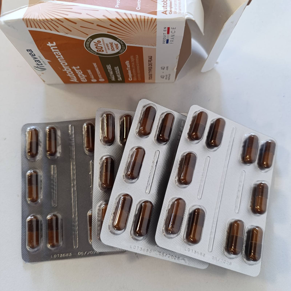 298804 - Vitavea Wellness Shtesë Ushqimore, 40 Kapsula, Beta-Karoten, Zink, Vitamina C, E, B5, D, Vetë-nxirje, 40 Ditë