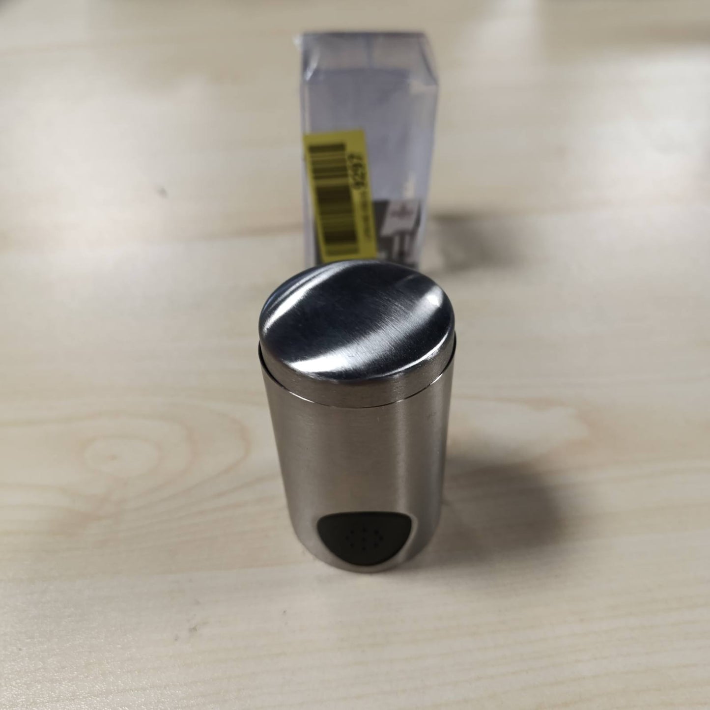 198575 - ZELLER 27311 Dispensues ëmbëlsuesi prej çeliku inox, dimensionet ø 4.7 x 7.5 cm