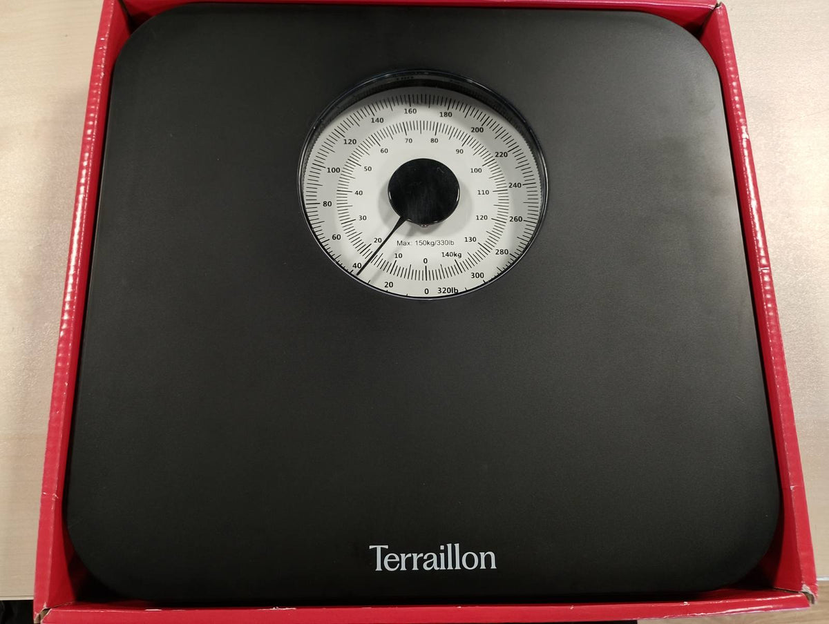 300977 - Terraillon Peshore mekanike personale NAUTIC BLACK, Kapacitet 150 kg