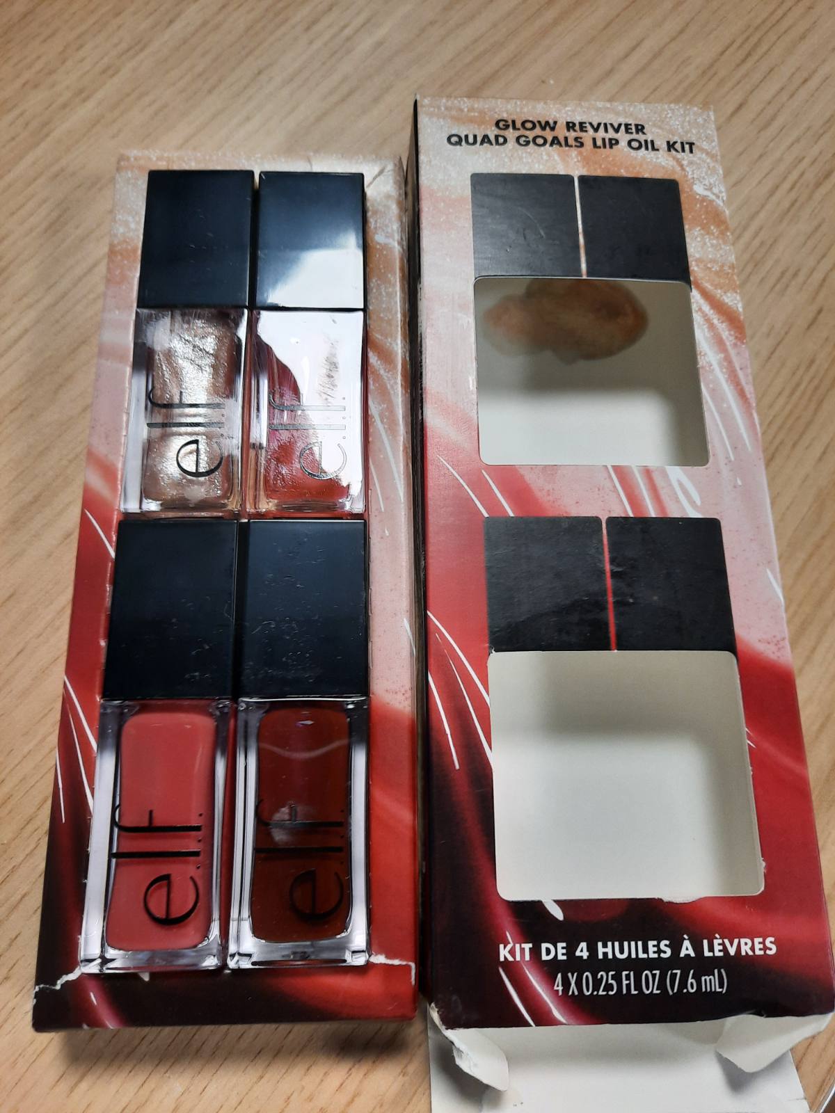 316523 - ELF GLOW REVIVER QUAD GOALS, Kit vaji për buzë, 4 nuanca: Pink Quartz, Rose Envy, Jam Session, Crystal Baller, Formulë hidratuese, Vegane dhe pa mizori
