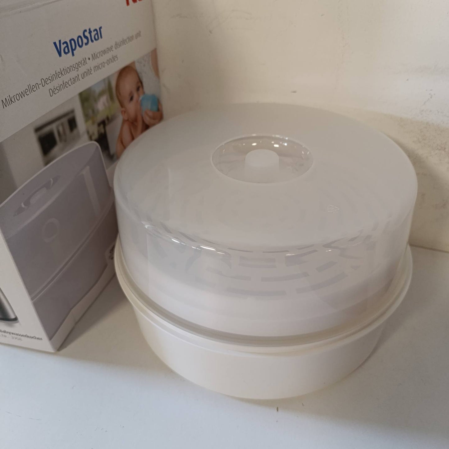 275655 - REER Avullues Vapostar, Sterilizues me Mikrovalë për deri në 4 Shishe, Sterilizon në 7 minuta, Pa Kimikate