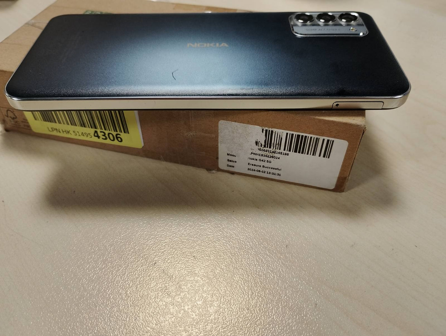 292060 - NOKIA G42 5G, i dyfishtë, 128GB, 6GB RAM, gri