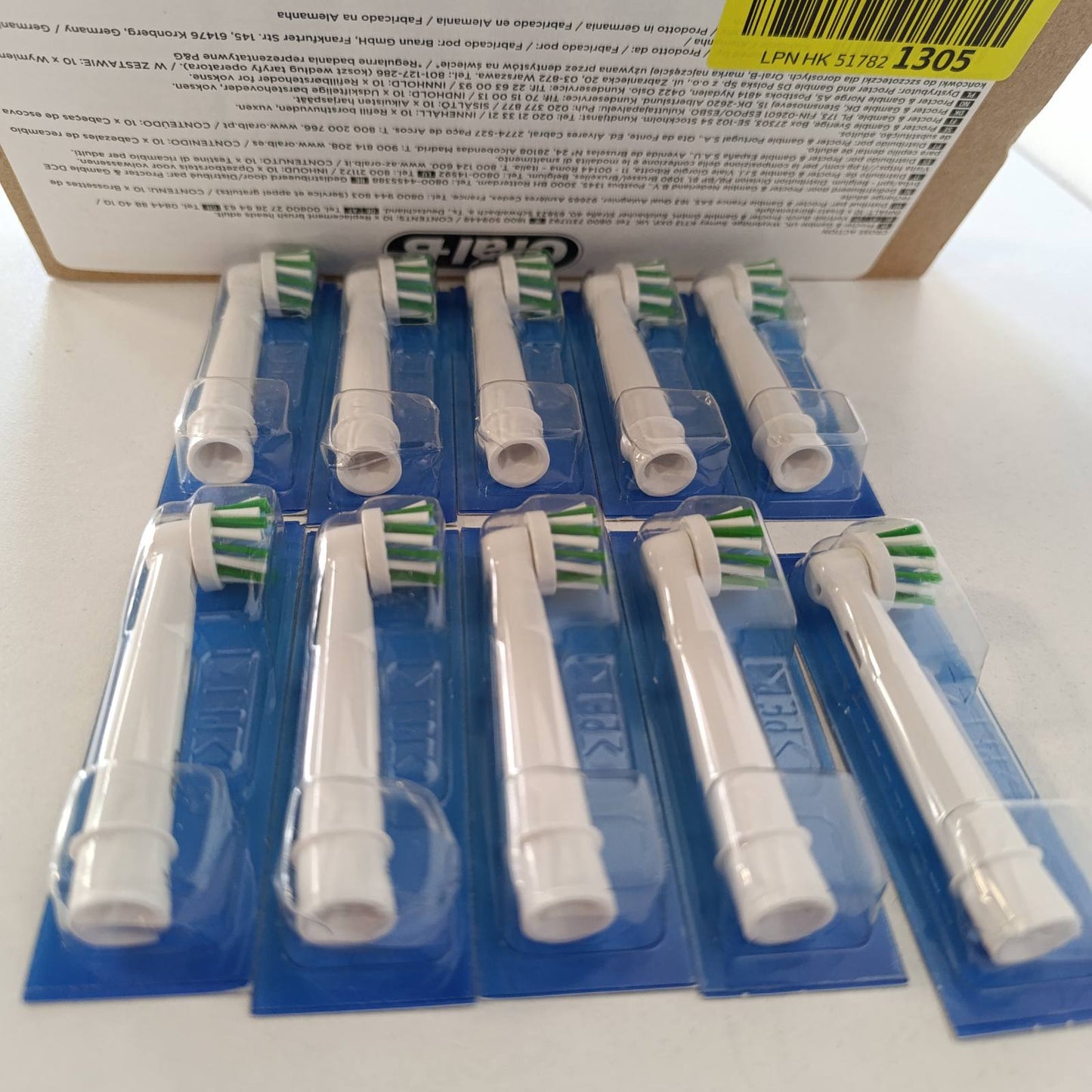 321110 - ORAL-B - Qese për thithje PRO CrossAction, 10 pika