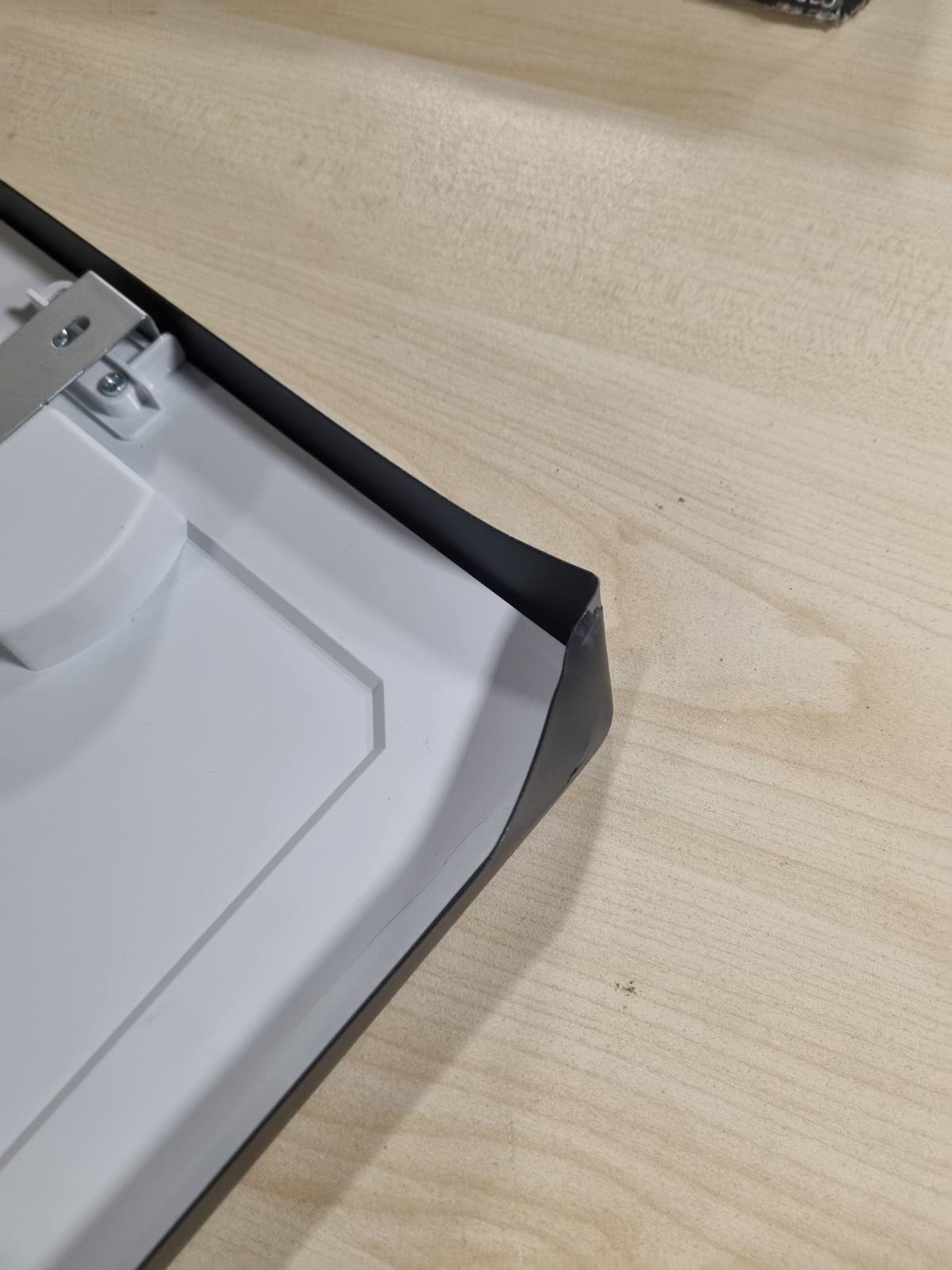 222396 - EGLO Fueva 5 Llambë Tavani LED, Gjatësi x Gjerësi 28.5 cm, e Montuar në Sipërfaqe Çeliku dhe Plastike, e Zezë dhe e Bardhë