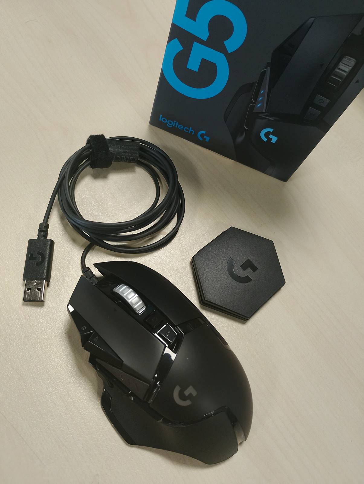 276297 - LOGITECH Maus lojërash G502 HERO, sensor optik HERO 25K DPI, 11 butona të programueshëm, ndriçim RGB