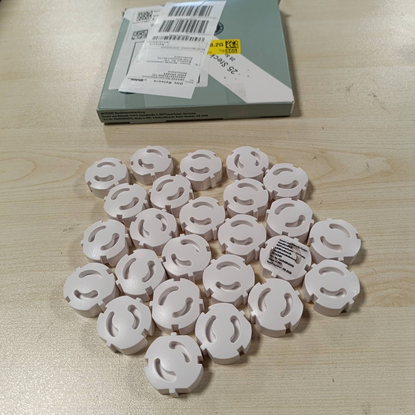 275899 - MUTKIND Mbulesa Prizash 25x për Sigurinë e Fëmijëve - Mbrojtëse Prizash të Bardha