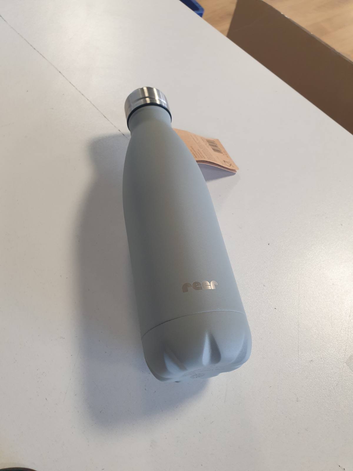 317676 - REER Shishe e izoluar prej çeliku inox 500 ml | Izolim deri në 24 orë | Gri