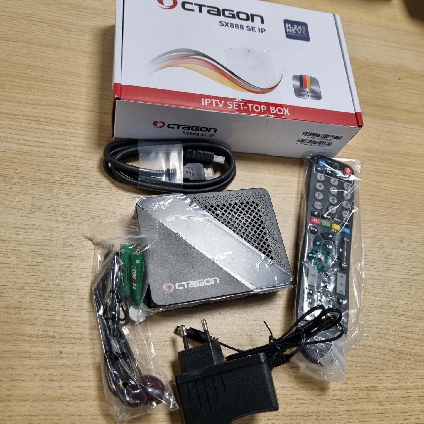 292487 - OCTAGON Marrës SX888 SE V2 HD IP HDTV, TV Box, LAN, HDMI CEC, 2x USB, sistem klienti E2TV, H.265