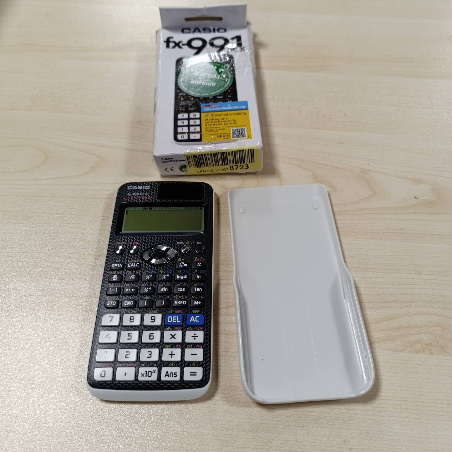 268363 - Casio Kalkulator Shkencor FX-991DE X ClassWiz, Ekran Natyror, Ngjyrë e Zi