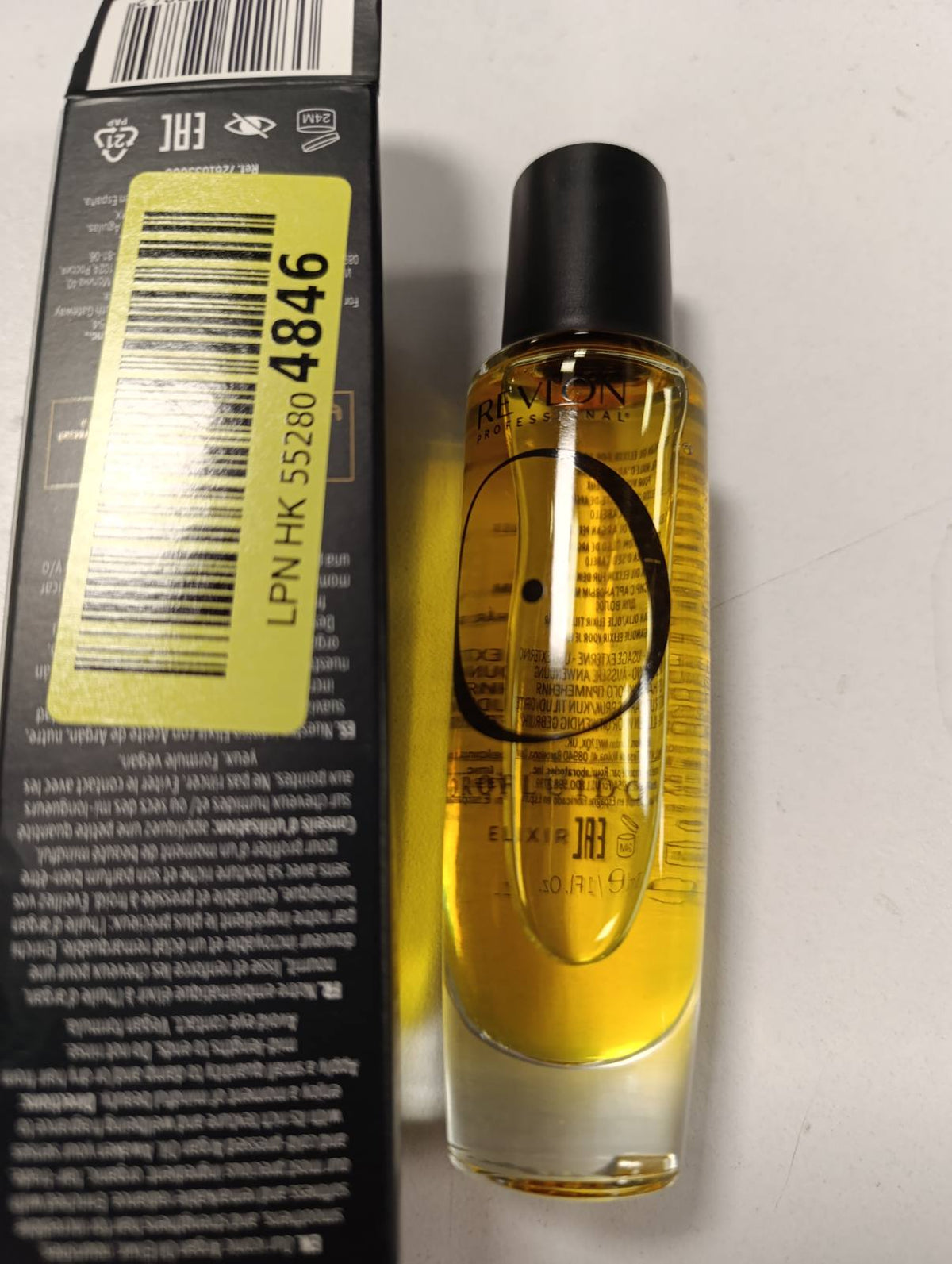 306838 - REVOLON PROFESSIONAL - Orofluido Argan Oil Elixir - 30ml - Kujdes Flokësh pa Shpëlarje - Vaj Argani - Vegan - Anti-Kaçurrela