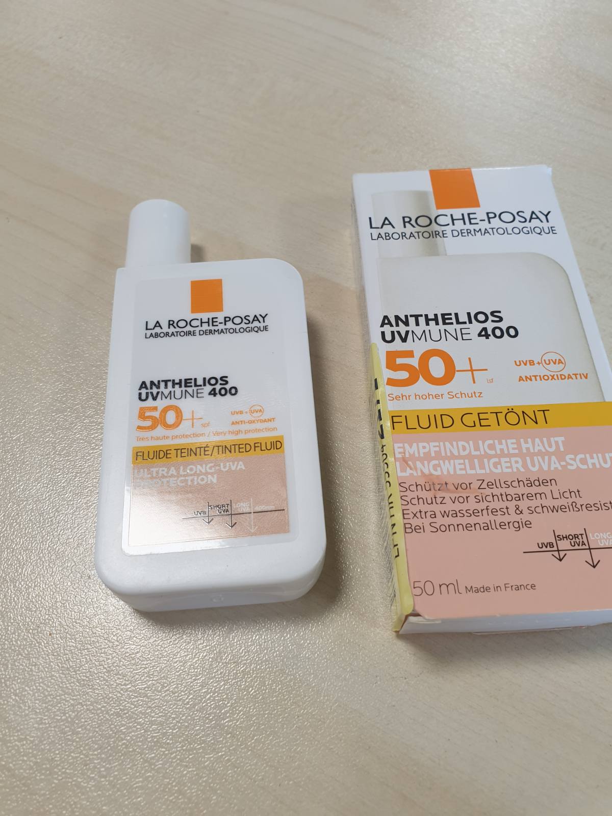 289990 - LA ROCHE-POSAY Anthelios Fluid Invisible UVMune 400 SPF 50+ për lëkurë të ndjeshme, 50 ml