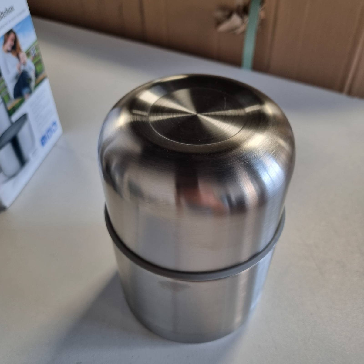 290299 - REER 90430 - Kuti ngrohjeje ushqimi prej çeliku inox me gotë, 350 ml, 1 copë (1 pako)