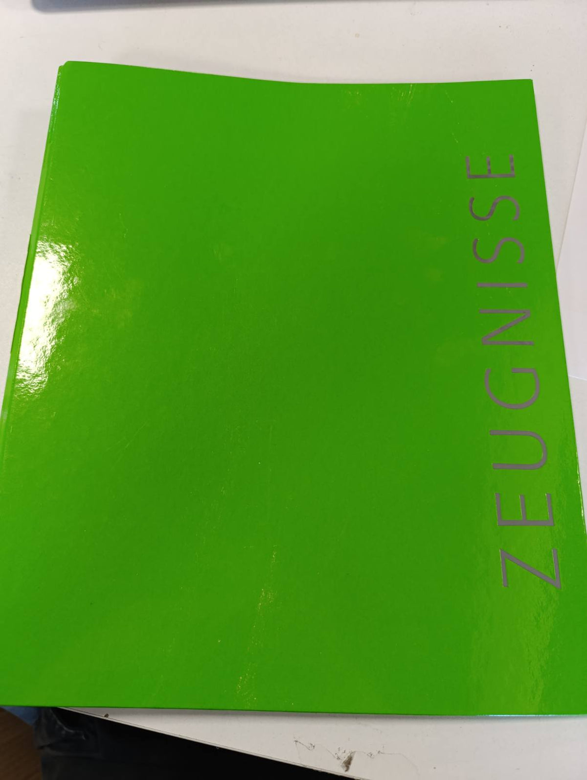 310518 - VELOFLEX 4144341 Dosje unazore certifikate Velocolor, DIN A4, jeshile, 1 copë