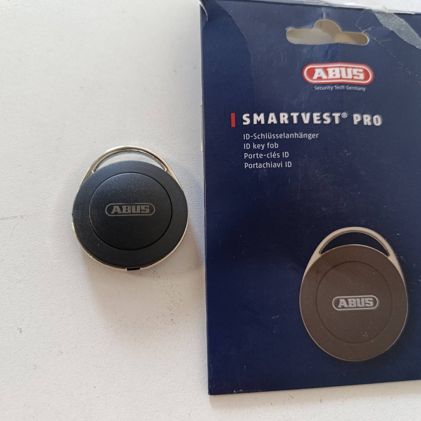 288948 - ABUS Çelës çelësi me çip identifikimi për sistemin e alarmit pa tel Smartvest Pro - Çip RFID për çaktivizimin e alarmeve kundër vjedhjes - i zi