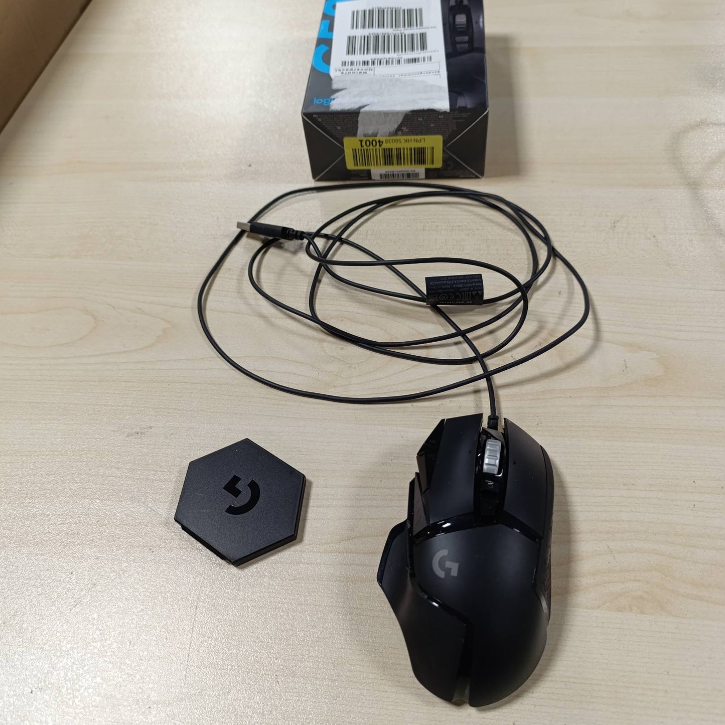 276293 - LOGITECH Maus lojërash G502 HERO, sensor optik HERO 25K DPI, 11 butona të programueshëm, ndriçim RGB