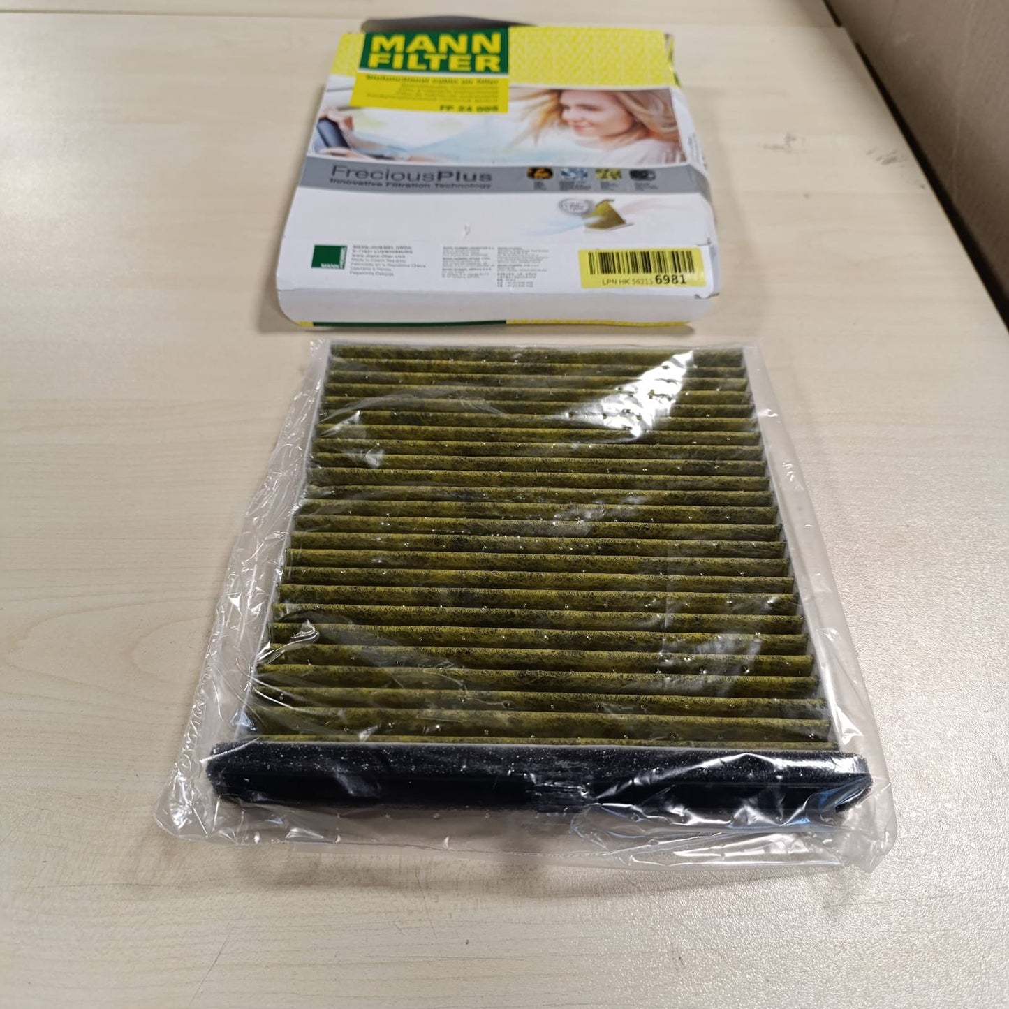 288930 - MANN-FILTER FP 24 009 Filtri i ajrit të kabinës – Filtri biofunksional i polenit FreciousPlus për makina dhe furgonë