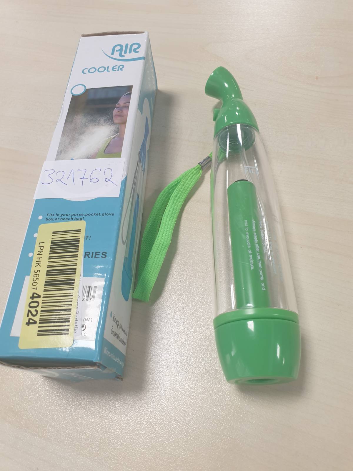 321762 - Spërkatës Uji Portativ dhe Freskues Pa Bateri