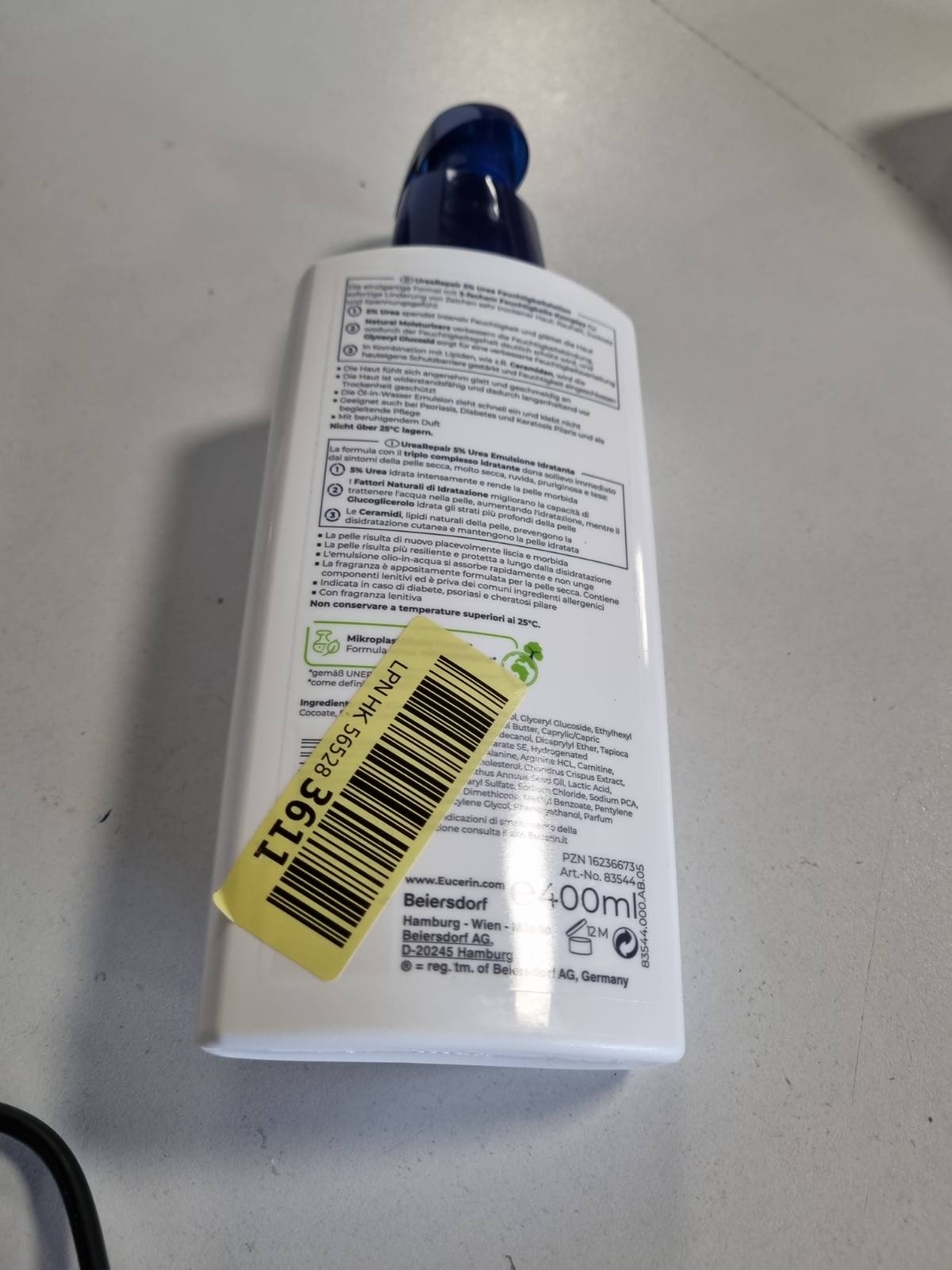 307703 - EUCERIN Locion hidratues UreaRepair 5% 400ml