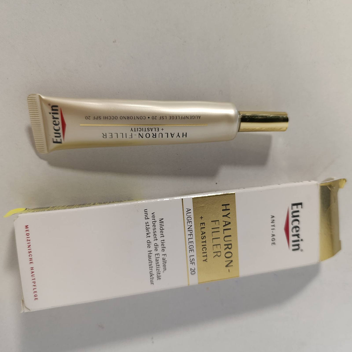 296998 - EUCERIN Krem për Sytë Hyaluron-Filler + Elasticity, SPF 20, 15 ml