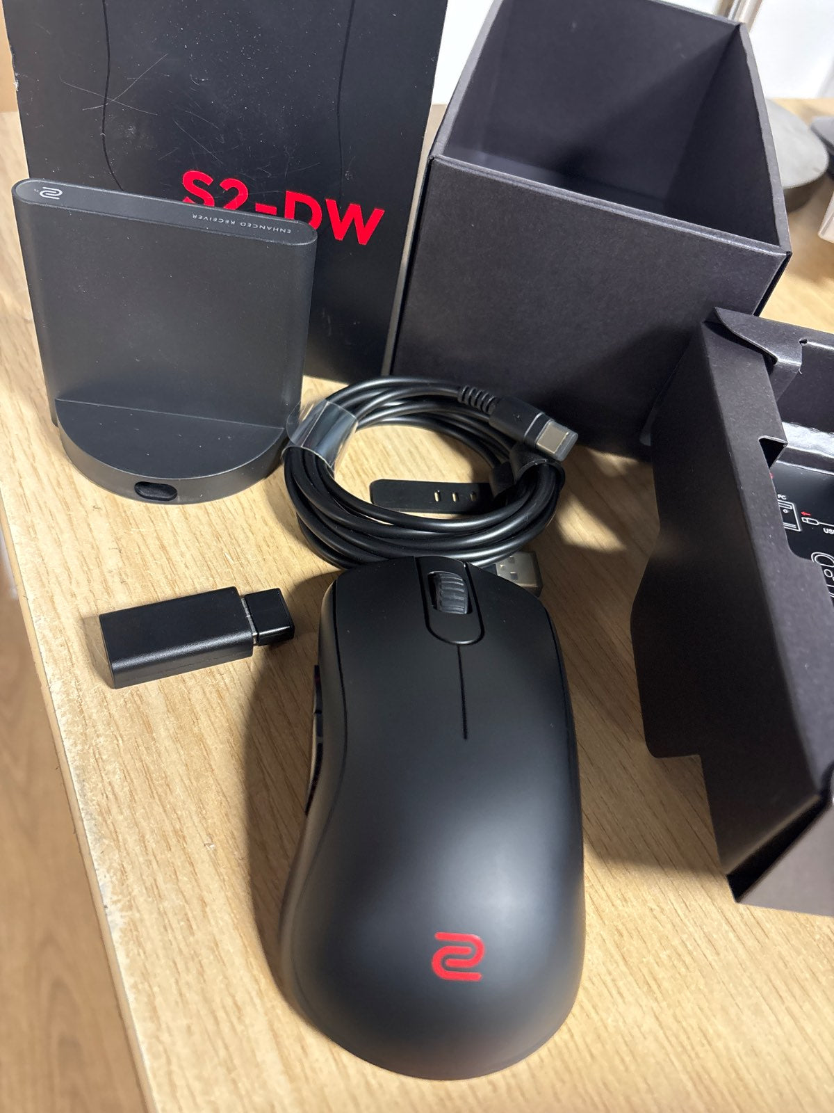 309439 - BENQ Zowie S2-DW Maus pa tel 4K eSoports, Marrës i Përmirësuar 4K, 65g, Pa Drajver, Sensor 3950, Shpejtësi Sondazhi 4K
