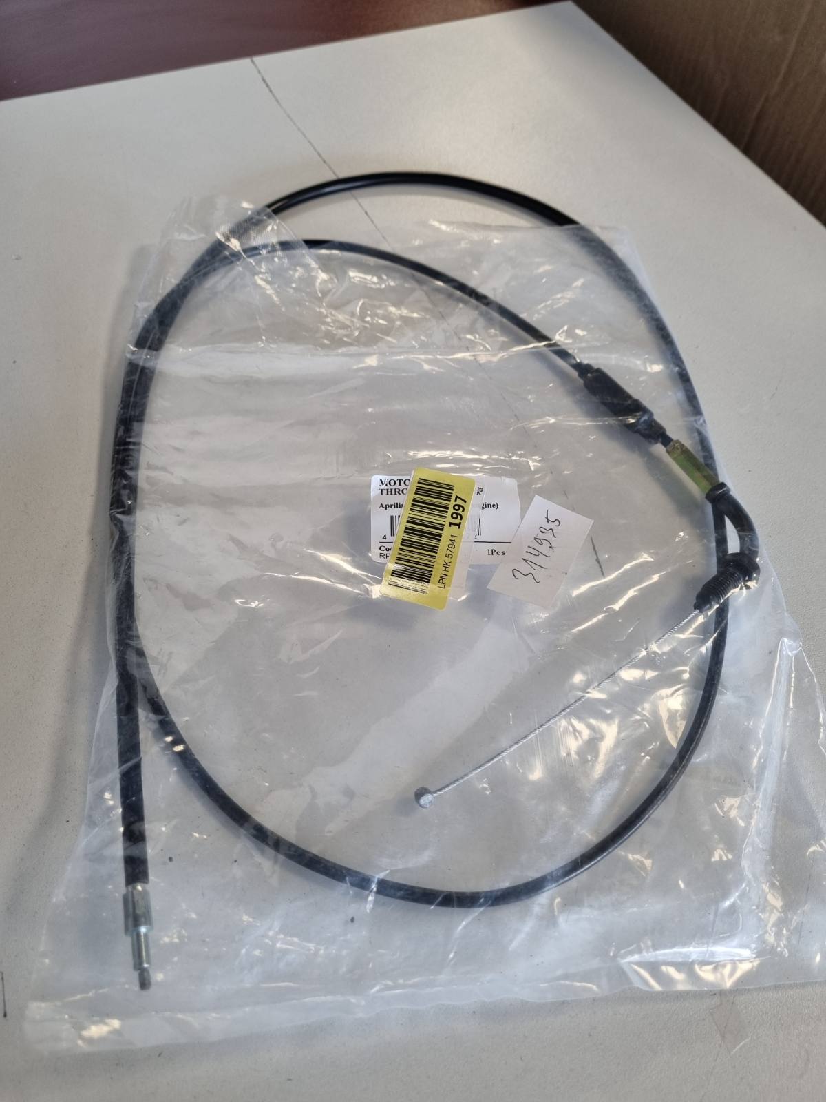314935 - Kabllo gazi për Aprilia SR 50 (motor Minarelli)