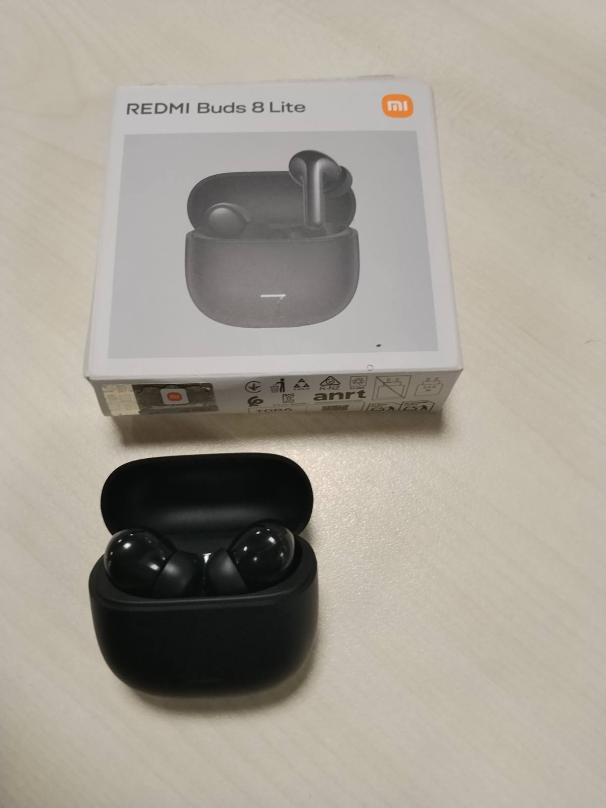 308969 - XIAOMI Redmi Buds 8 Lite, Kufje pa tel me anulim zhurme, të zeza