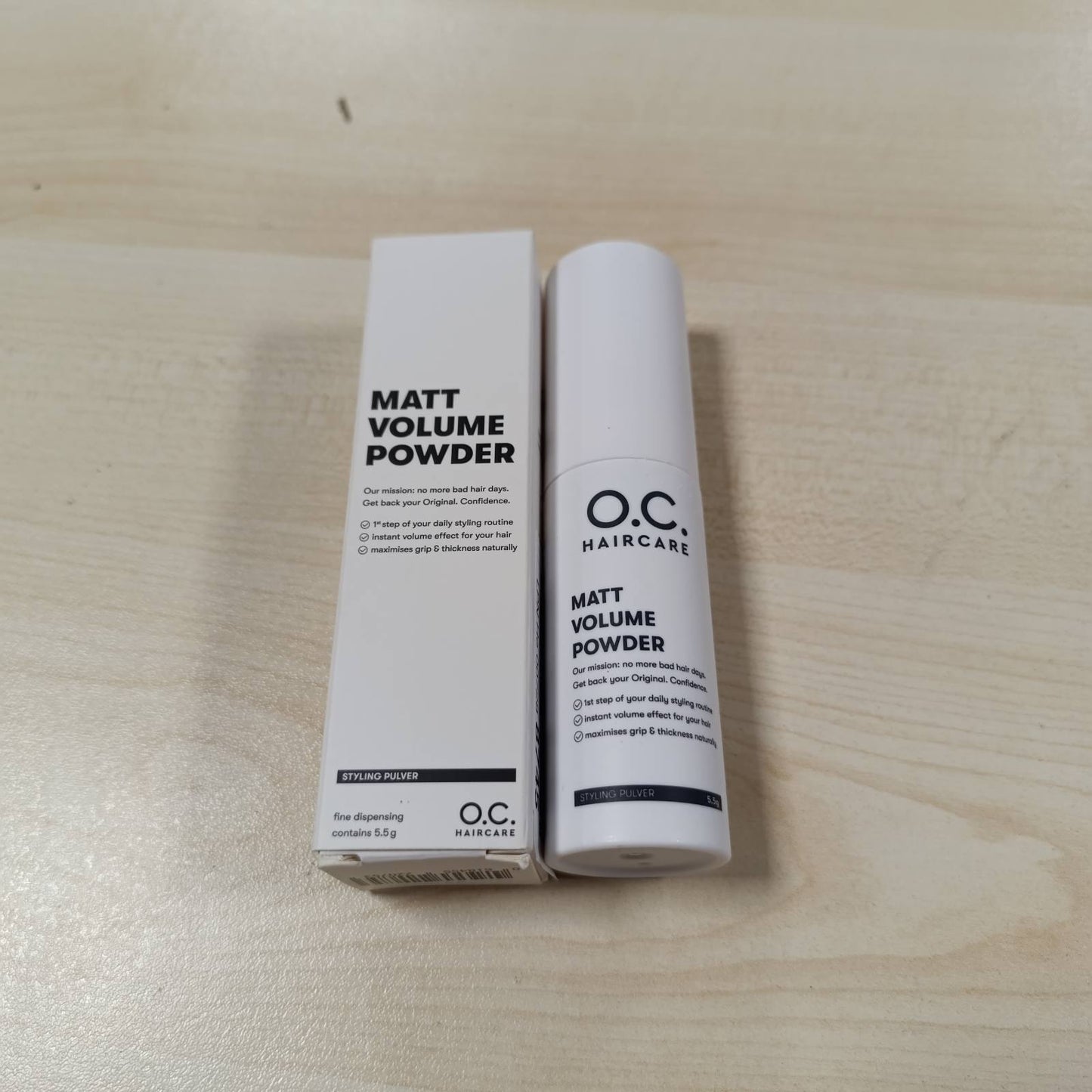 318235 - OC HAIRCARE Pluhur Stilimi për flokë të hollë, efekt mat, 100g