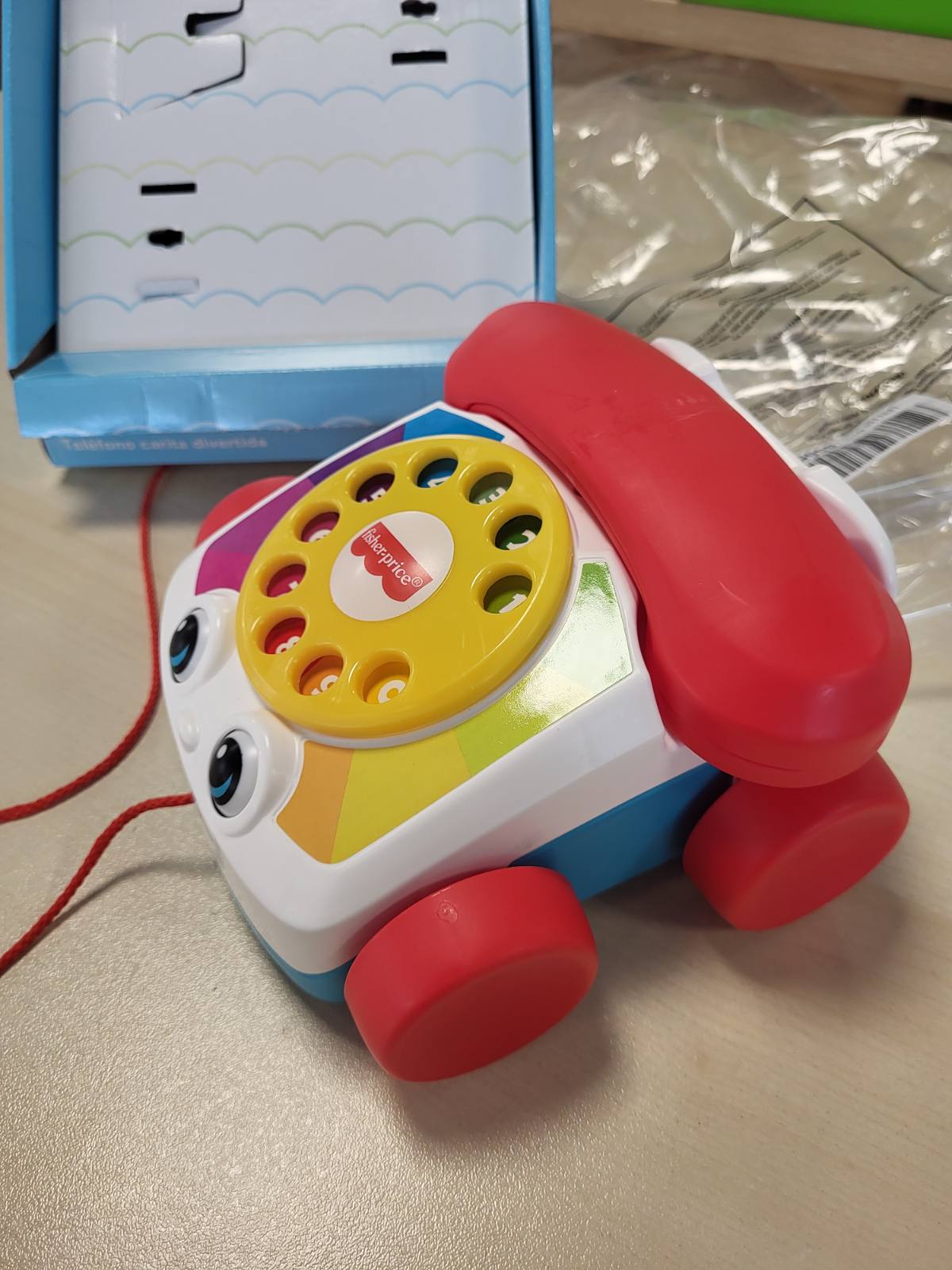 294321 - FISHER-PRICE FGW66 - Lodër për Aftësi Motorike me Telefon që Flet dhe Tinguj, për Foshnje, Moshat 12 Muaj e Sipër, Shumëngjyrëshe