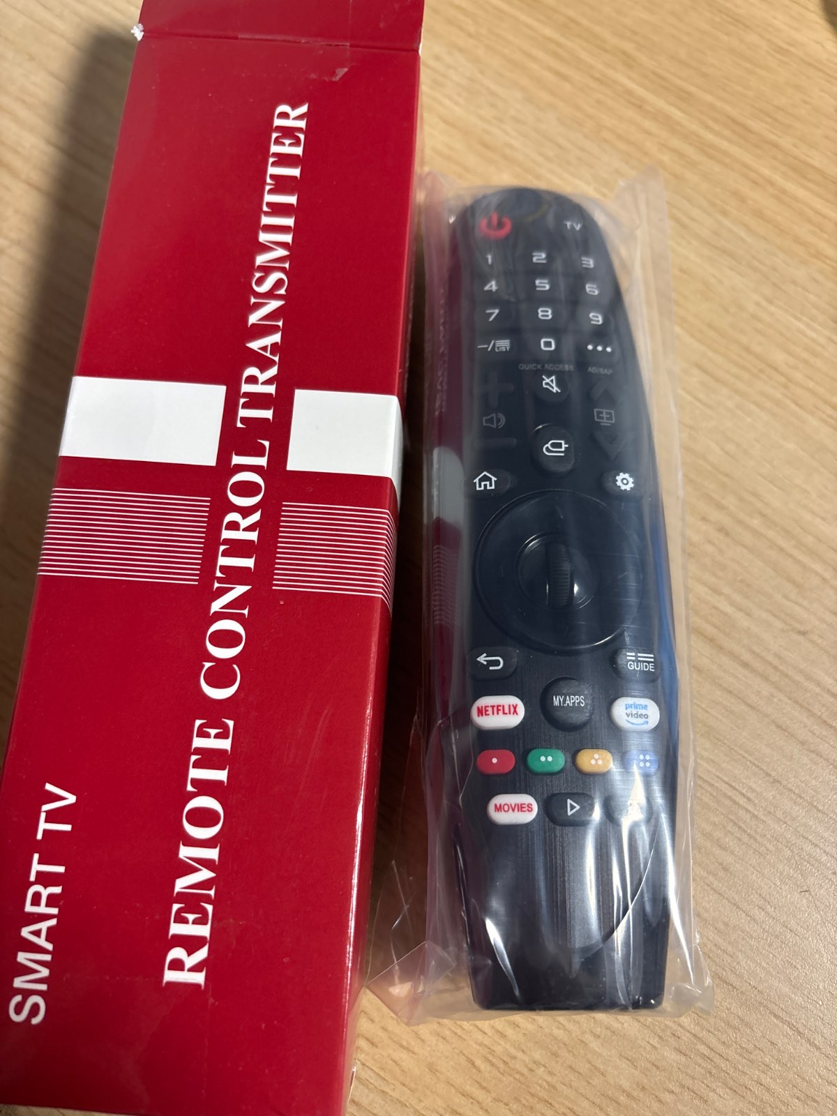 267057 - Telekomandë universale për televizorë LG, zëvendësuese për LG AN-MR20GA/19BA/18BA/650A, ergonomike për LG HD, LCD, LED, HDTV, OLED (PA funksion zëri dhe PA funksion treguesi)
