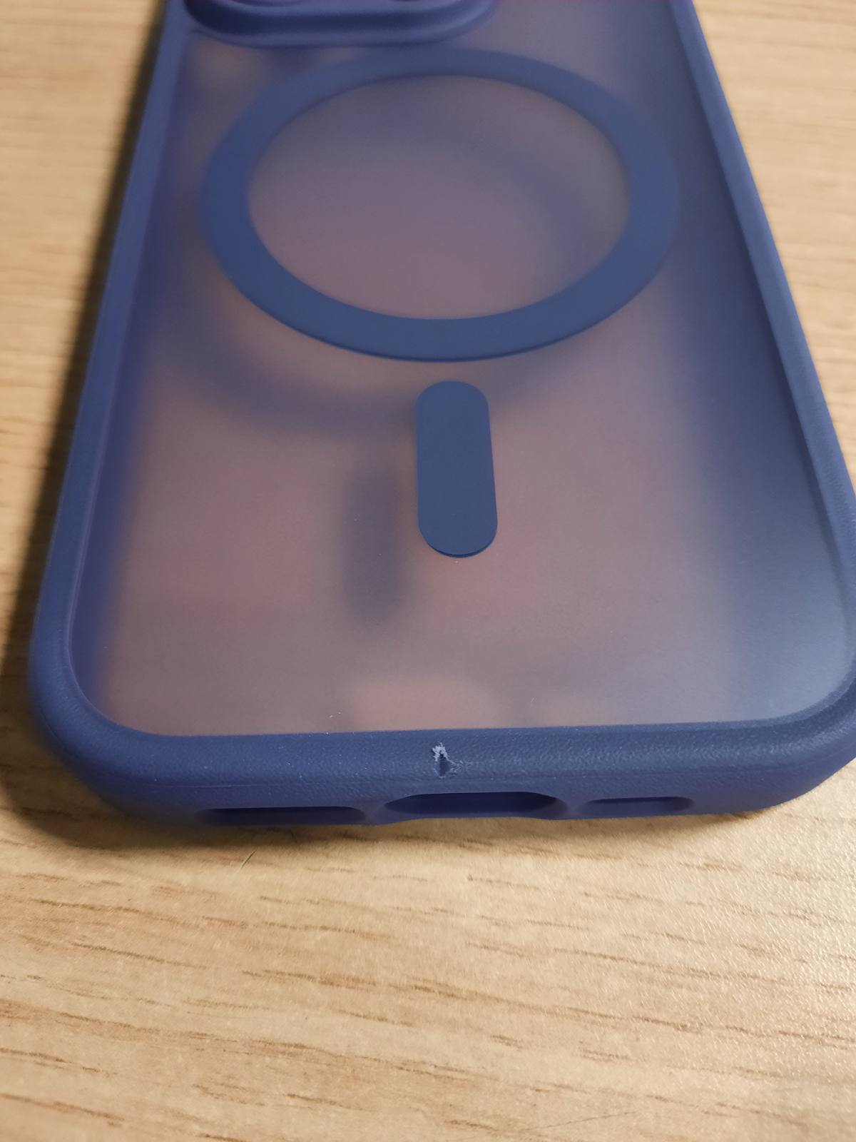 274116 - TOCOL Mbulesë për iPhone 15 Pro me MagSafe, mbrojtje e plotë e kamerës, rezistente ndaj goditjeve dhe gërvishtjeve, pjesa e pasme transparente, mbulesë magnetike, vjollcë e errët