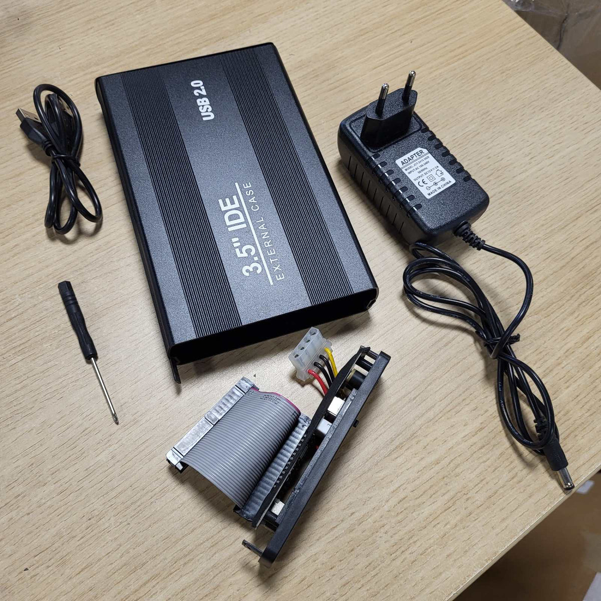 295975 - KALEA-INFORMATIQUE Kuti USB prej Alumini për Disk IDE 3.5"