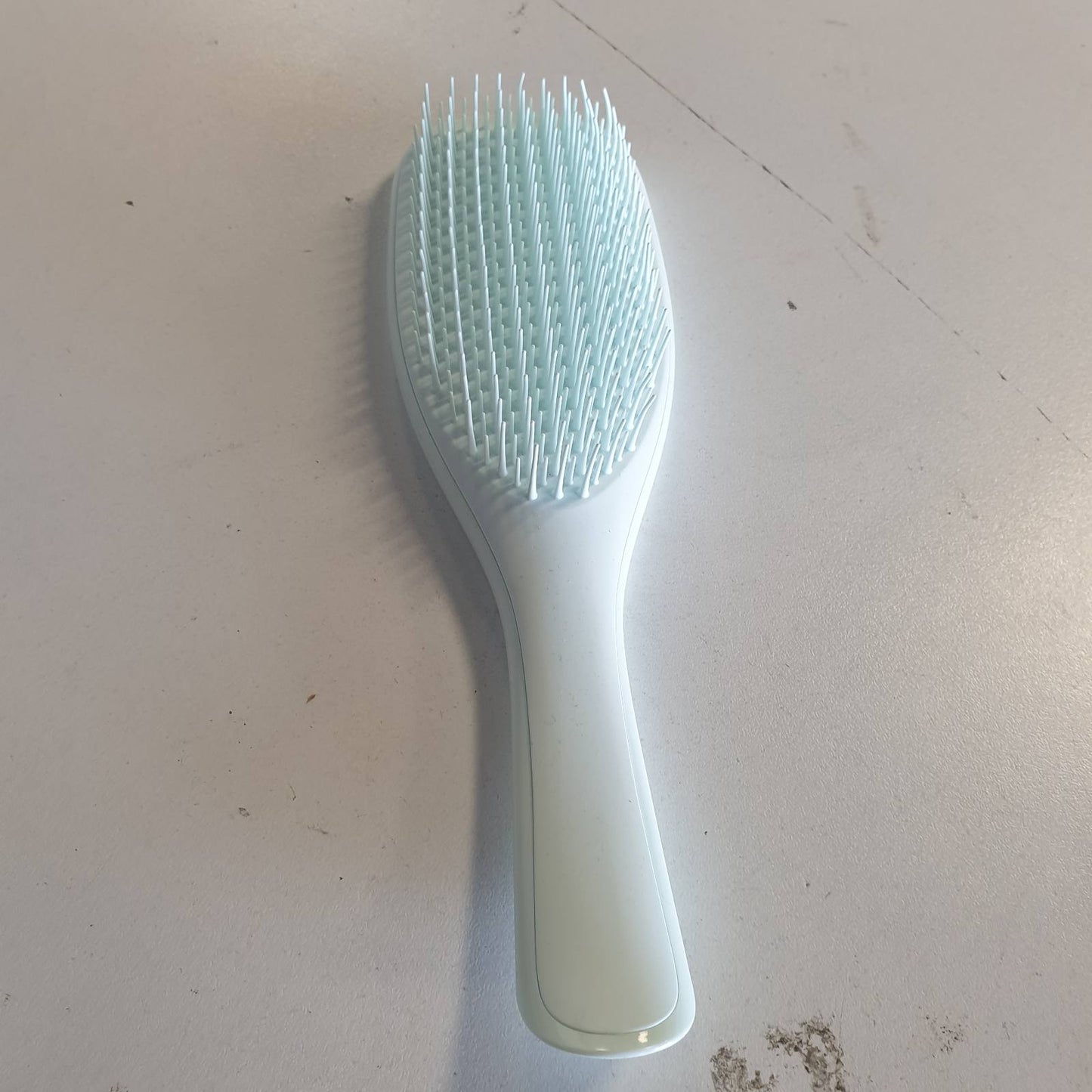 317615 - TANGLE TEEZER Furçë flokësh Ultimate Detangler për flokë të lyer, të hollë dhe të hollë – Qime të buta me dy nivele që zvogëlojnë këputjen dhe tërheqjen – E butë për flokë të ndjeshëm – Blu