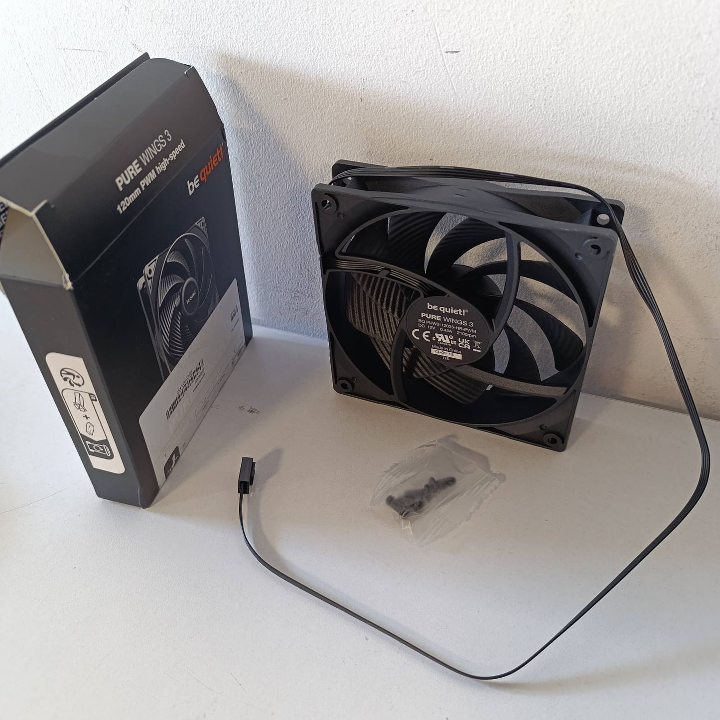 276979 - Qetësohu! Ventilator Pure Wings 3 120 mm PWM, shpejtësi maksimale e lartë, funksionim shumë i qetë