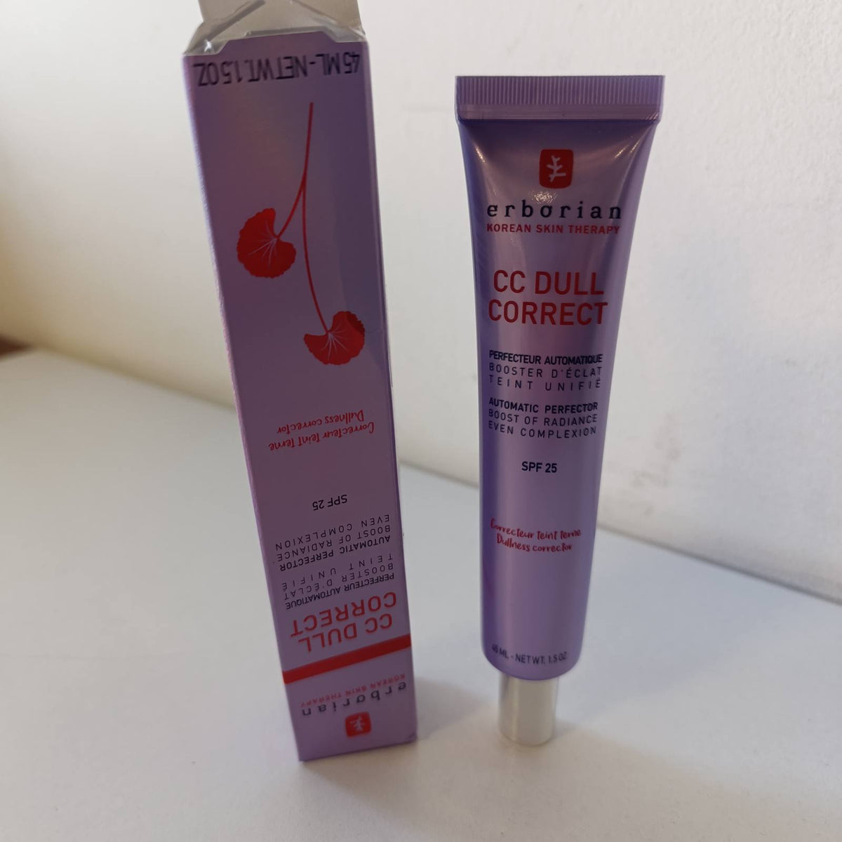 316280 - ERBORIAN CC Dull Correct (Krem Dite Balancues për Lëkurë të Pakëndshme, 45 ml, me Centella Asiatica)
