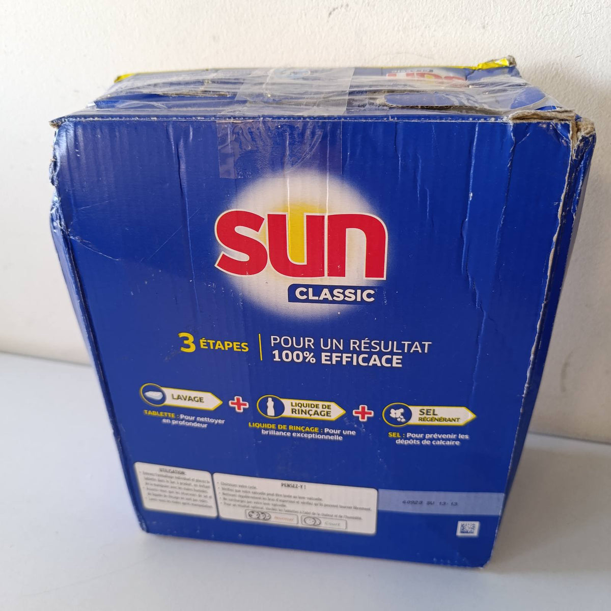 317275 - Sun Classic - Tableta për lavastovilje - 160 tableta - Efektive gjatë cikleve të shkurtra dhe në temperatura të ulëta - Produkt i prodhuar në Francë