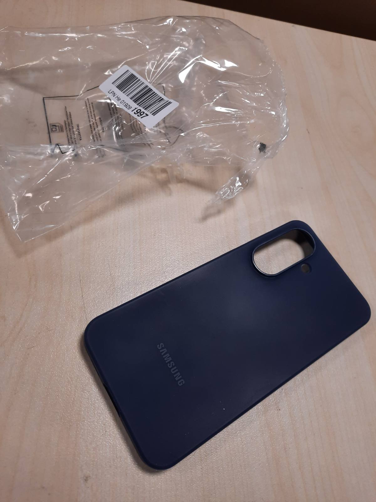 276785 - Samsung EF-PA576 Mbështjellëse silikoni për Galaxy A57 5G, rezistente ndaj goditjeve, blu e errët