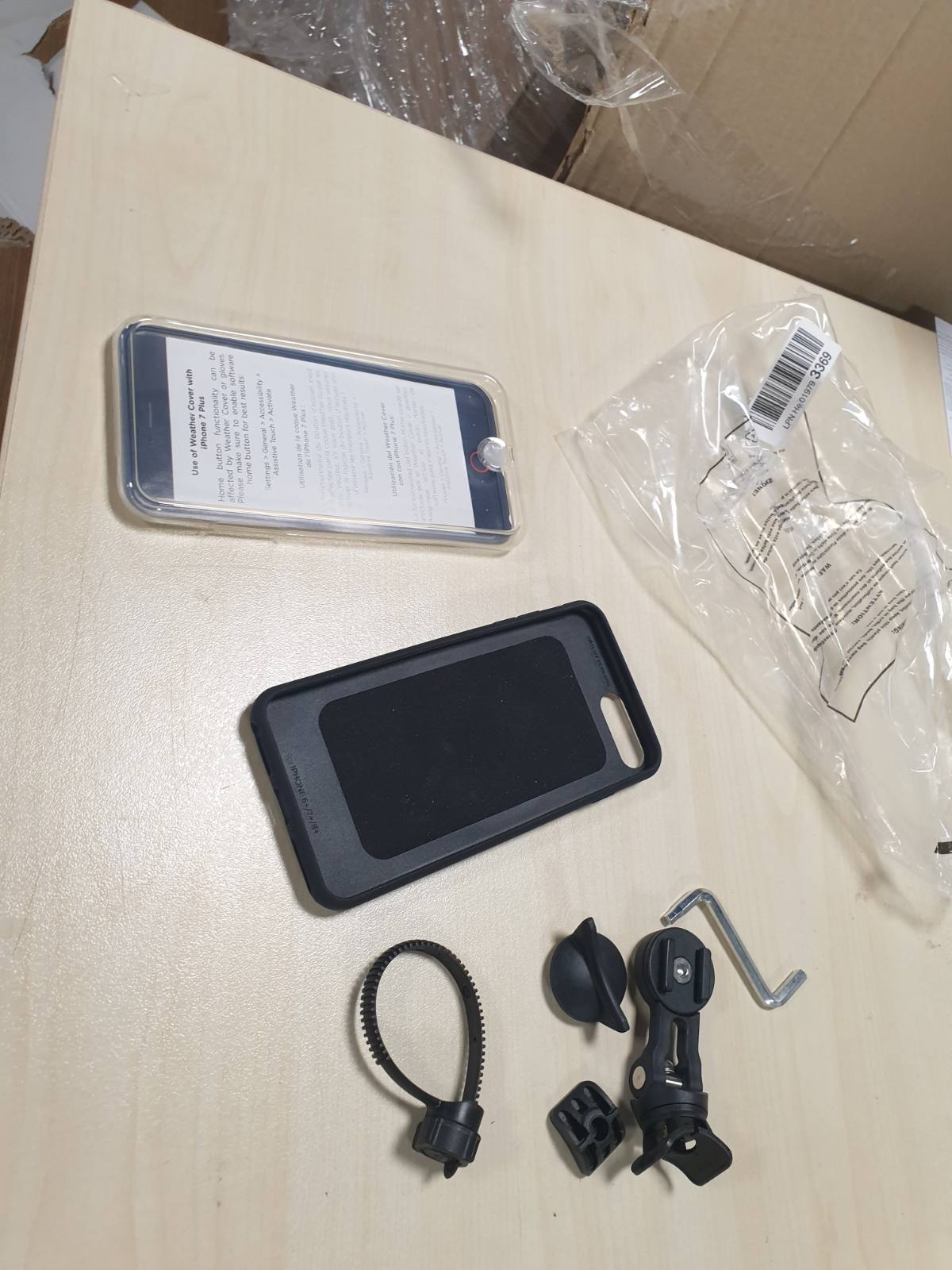 273502 - SP CONNECT Mbajtëse Telefoni për Biçikletë për iPhone 8+/7+/6S+/6+, e papërshkueshme nga uji, për të gjithë telefonat