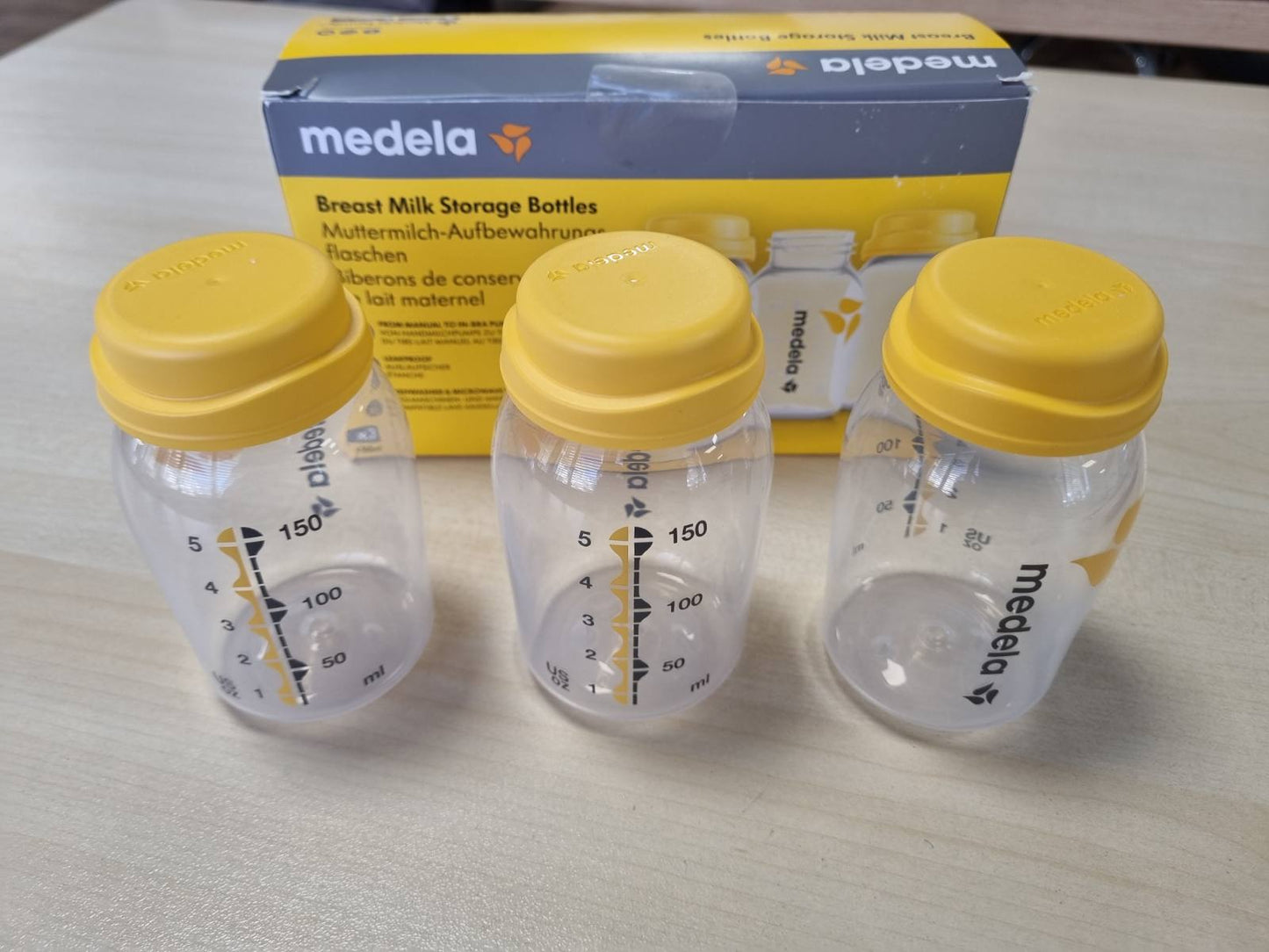 318567 - MEDELA Shishe për Ruajtjen e Qumështit të Gjirit Pa BPA | Pako me 3 x 150 ml