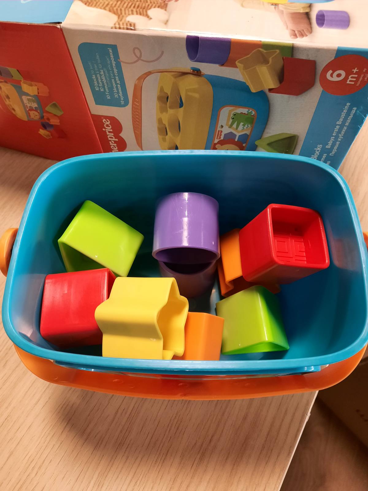 318099 - FISHER-PRICE Blloqet e Para Ndërtuese për Foshnjat, Lodër për 6 Muaj e Lart