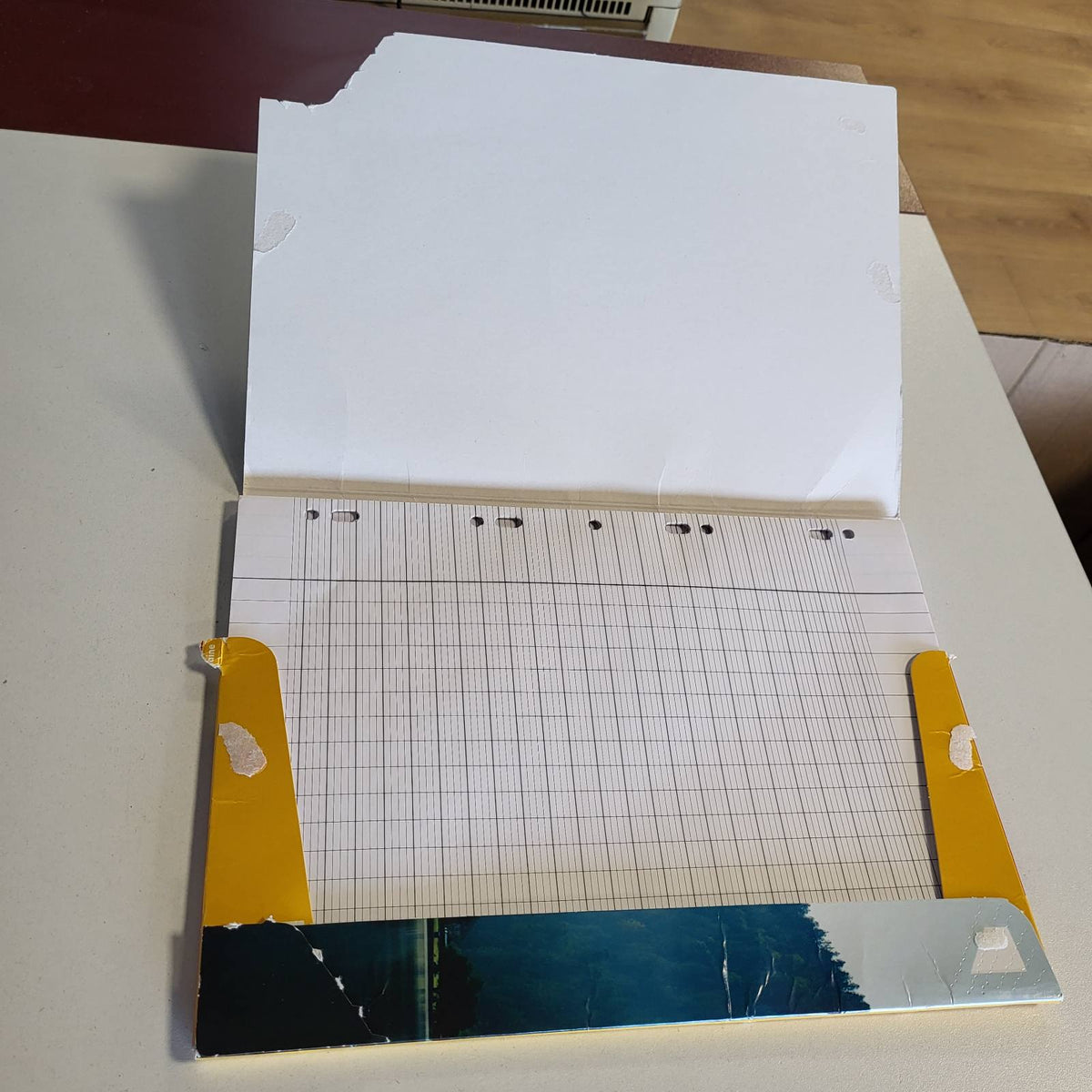 320686 - Clairefontaine 4729C Kutia e kopjimit e perforuar për shikim të kufizuar - A4 21x29.7 cm - 96 faqe, 90 g letër e bardhë