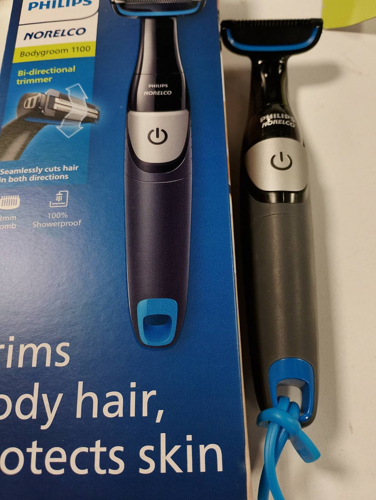 300427 - PHILIPS NORELCO BG1026/60, Seria Bodygroom 1100, i papërshkueshëm nga uji, për burra