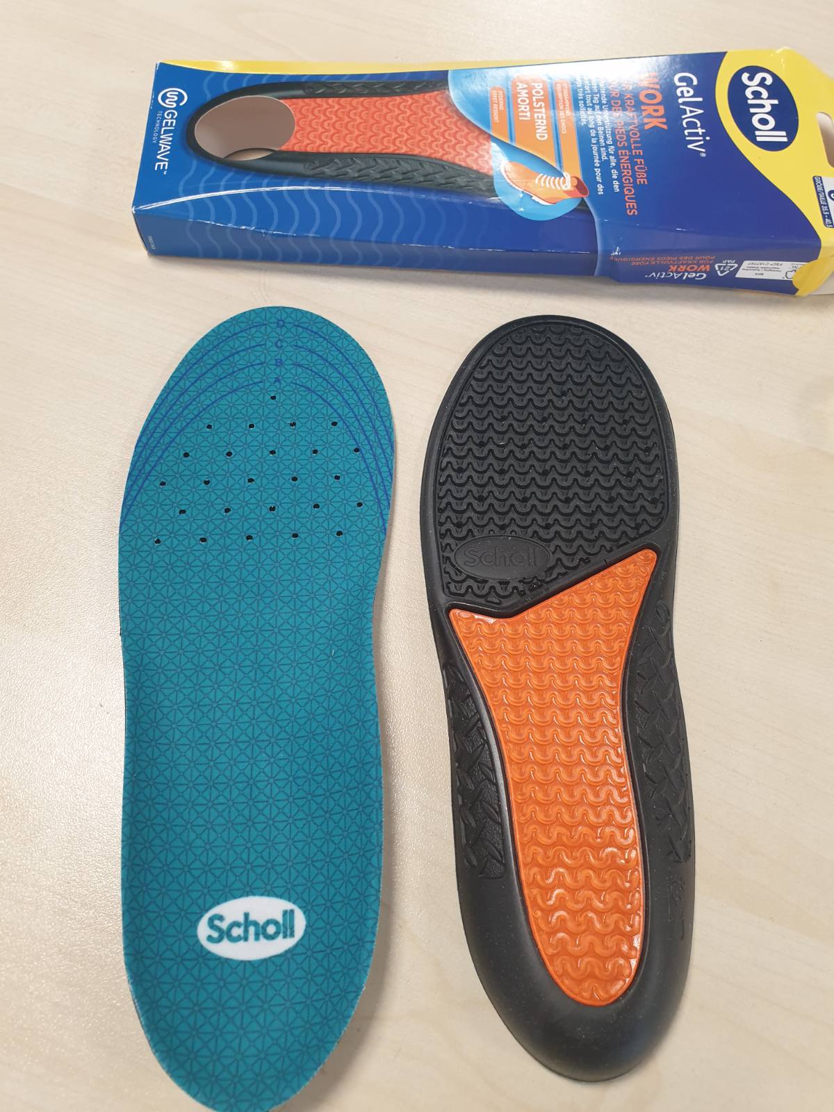 318231 - SCHOLL - Sholla pune GelActiv për këpucë pune 35.5-40.5 - 1 palë sholla xheli