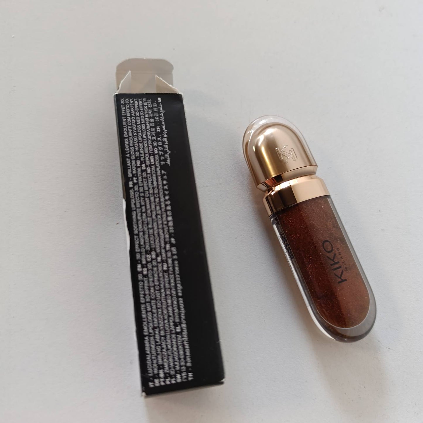 317941 - SHKËLQYES BUZËSH KIKO MILANO 3D Hydra Lipgloss 44 - Edicion i kufizuar, efekt që rrit vëllimin dhe formulë ushqyese për buzë të buta dhe të ndritshme