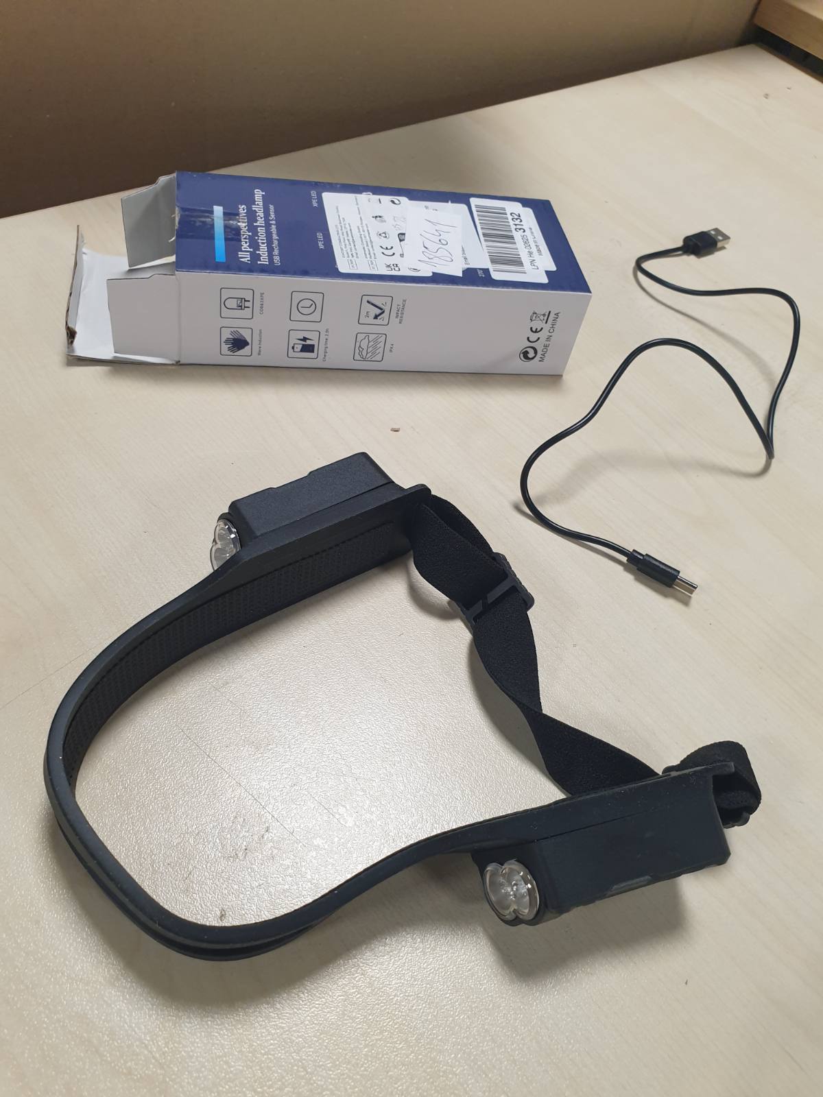 185641 - DIBONIUR Llambë Koke LED Ultra e Fuqishme me 8 Mënyra Ndriçimi, Rikarikueshme, Kënd i Gjerë 340°, Sensor Lëvizjeje, IPX4 e Papërshkueshme nga Uji