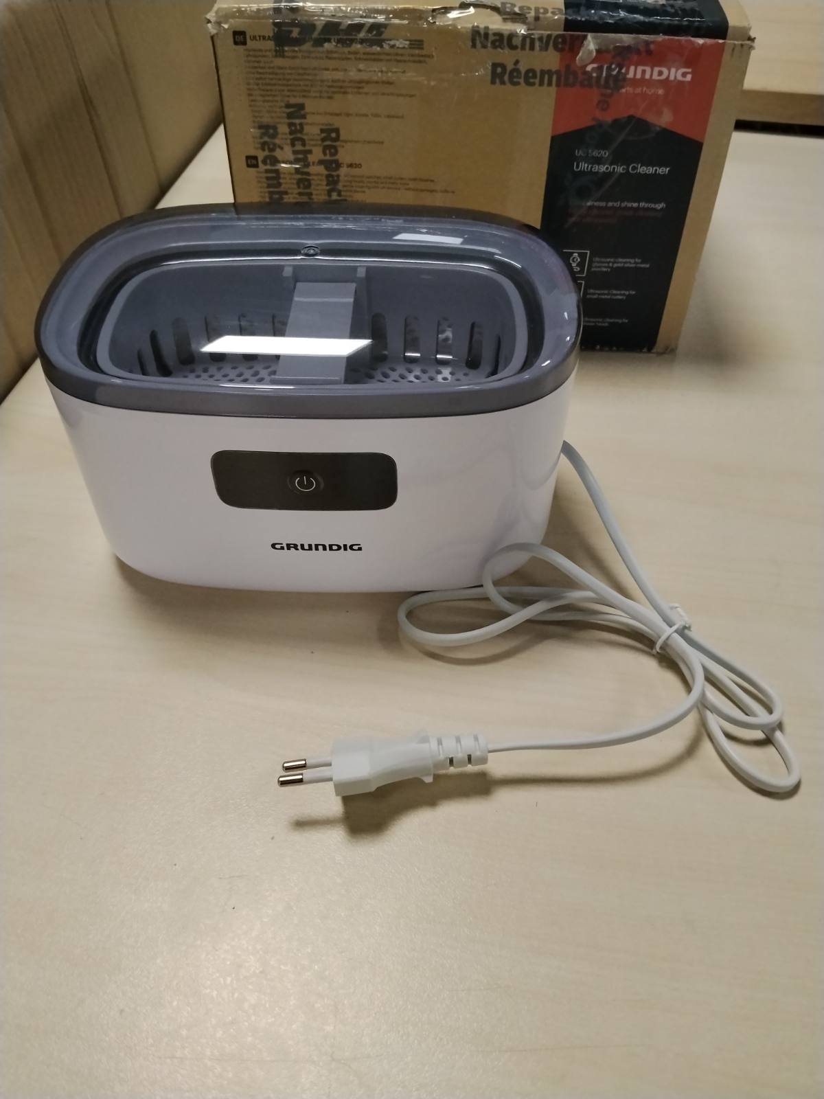 316121 - GRUNDIG Pastrues ultrasonik UC 5620, 50W, i bardhë, 500 ml, 1 copë (1 pako)